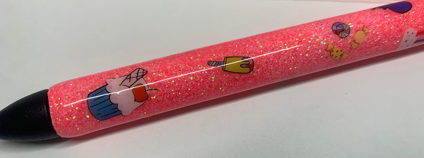 SWEET TREATS GLITTER PEN - DIFFERENT COLORS AVAILABLE