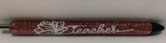 BEACH BABE GLITTER TEACHER PEN