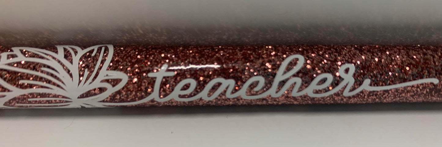 BEACH BABE GLITTER TEACHER PEN