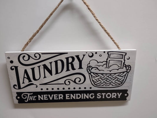 White Wood Laundry the Never Ending Story